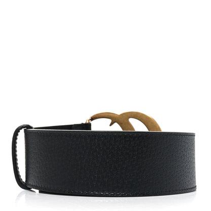 Gucci Textured Calfskin Double G 40mm Belt 95 38 Black 2 of 4