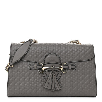 Gucci Soft Microguccissima Medium Emily Chain Shoulder Bag Loess 1 of 10