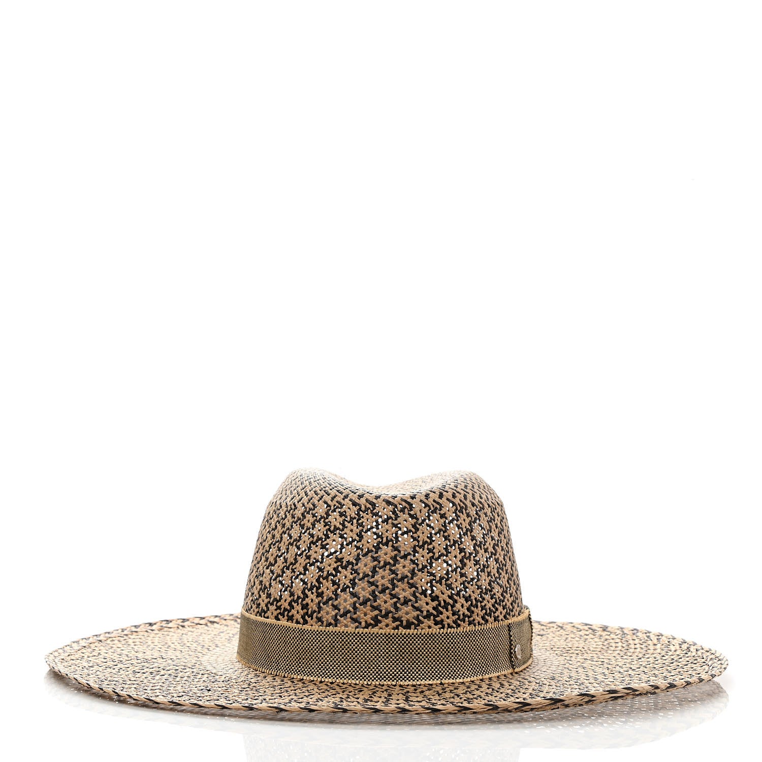 Hermes Panama Straw Etna Hat 56 Natural Black 4 of 10
