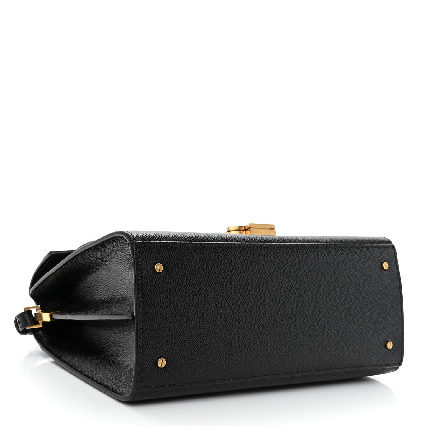 Grain de Poudre Medium Classic Monogram Cassandra Top Handle Black