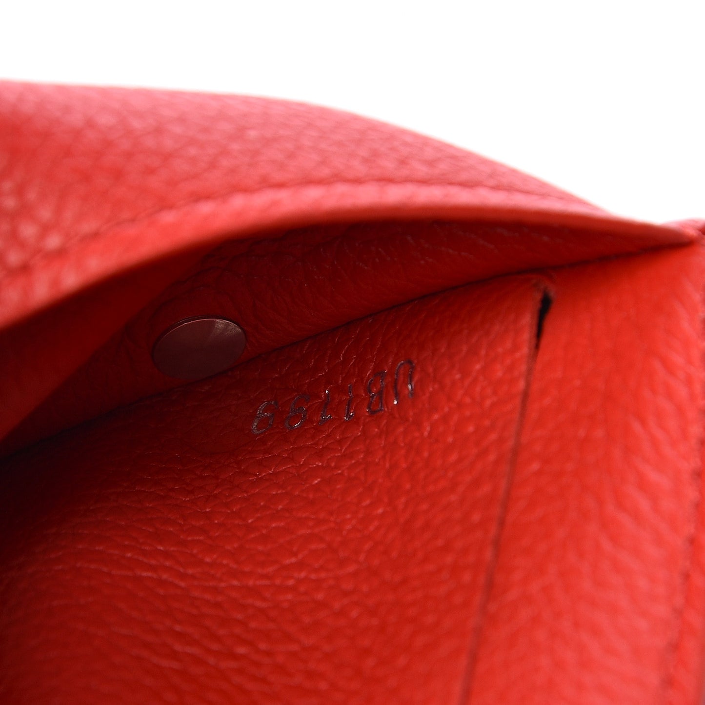 Calfskin Lockmini Wallet Kabuki
