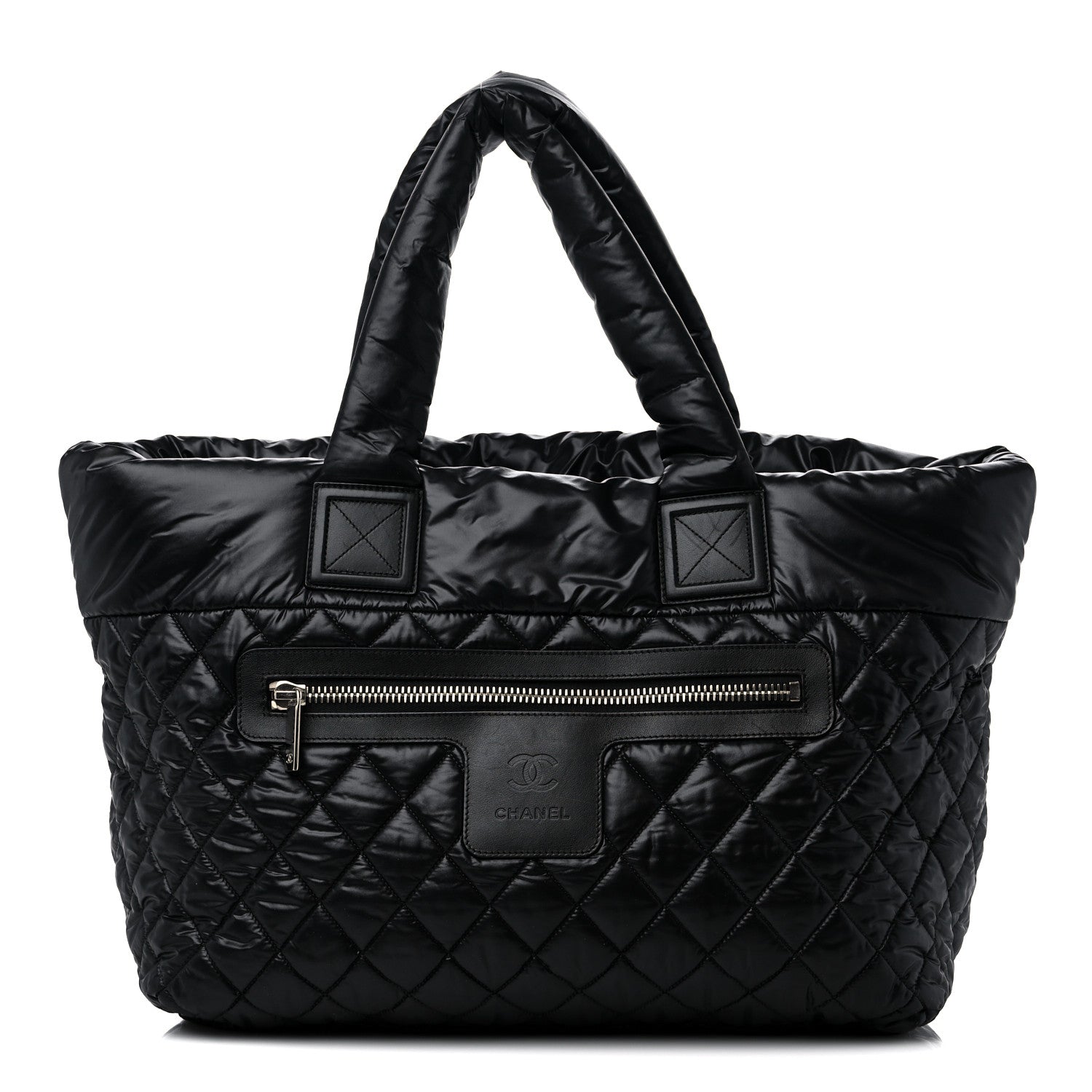 Chanel Nylon Quilted Large Coco Cocoon Tote Black 1 of 9