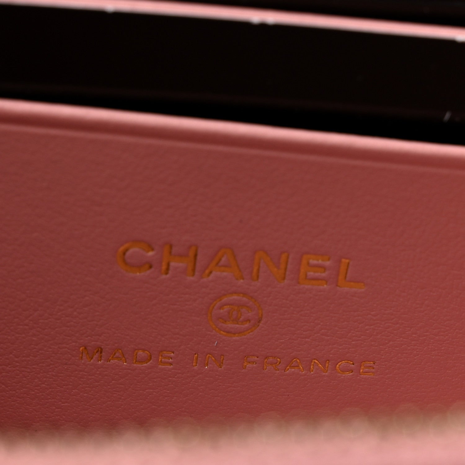 Chanel Caviar Quilted Top Handle Slim Vanity With Chain Light Pink 6 of 11