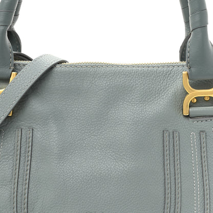 Chloe Calfskin Medium Marcie Satchel Cloudy Blue 20 of 30