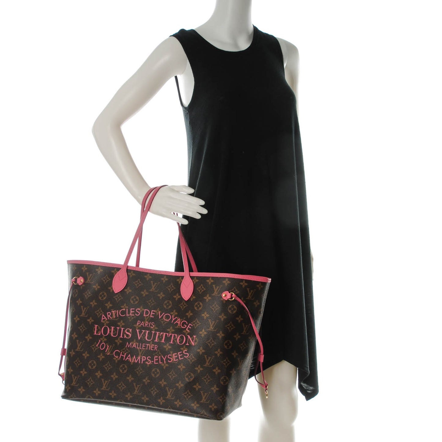 Monogram Articles de Voyage Ikat Neverfull GM Rose Velours