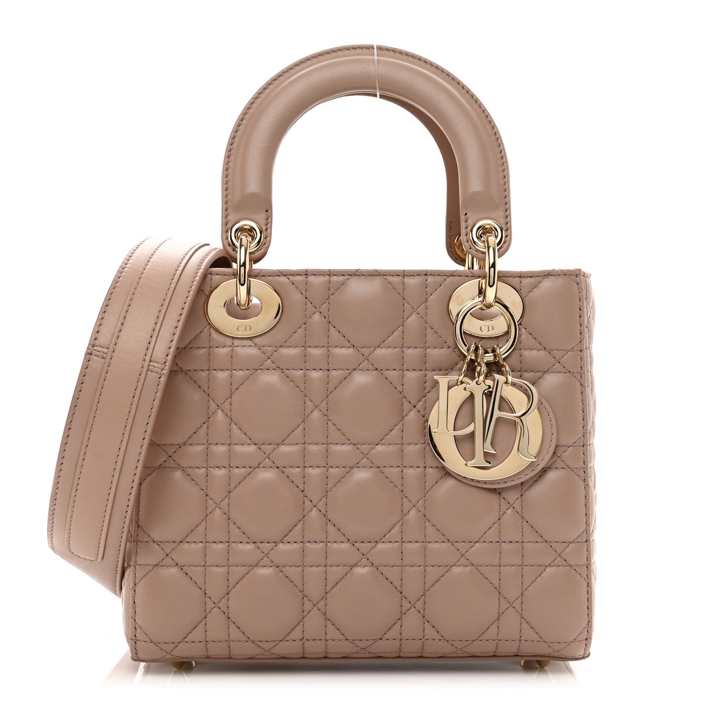Lambskin Cannage Small My ABC Dior Lady Dior Blush