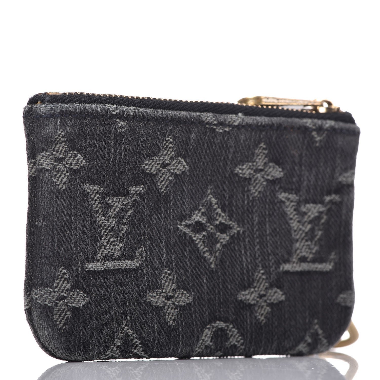 Louis Vuitton Denim Neo Key Pouch Black 3 of 8