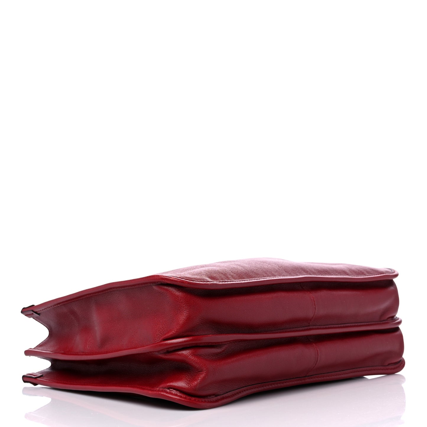 New Sakai Calfskin Lux Medium Horsebit 1955 Tote Bag New Cherry Red