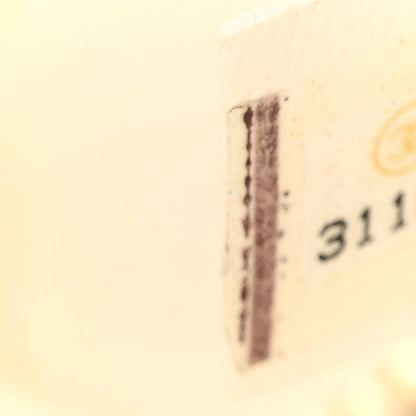 Chanel Lambskin Quilted Round Small Vanity Case With Chain White Black 7 of 11