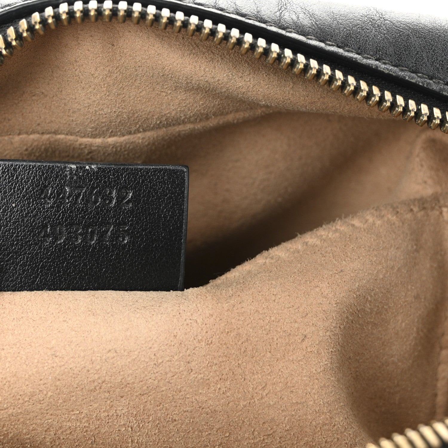 Gucci Calfskin Matelasse Small GG Marmont Chain Shoulder Bag Black 7 of 10