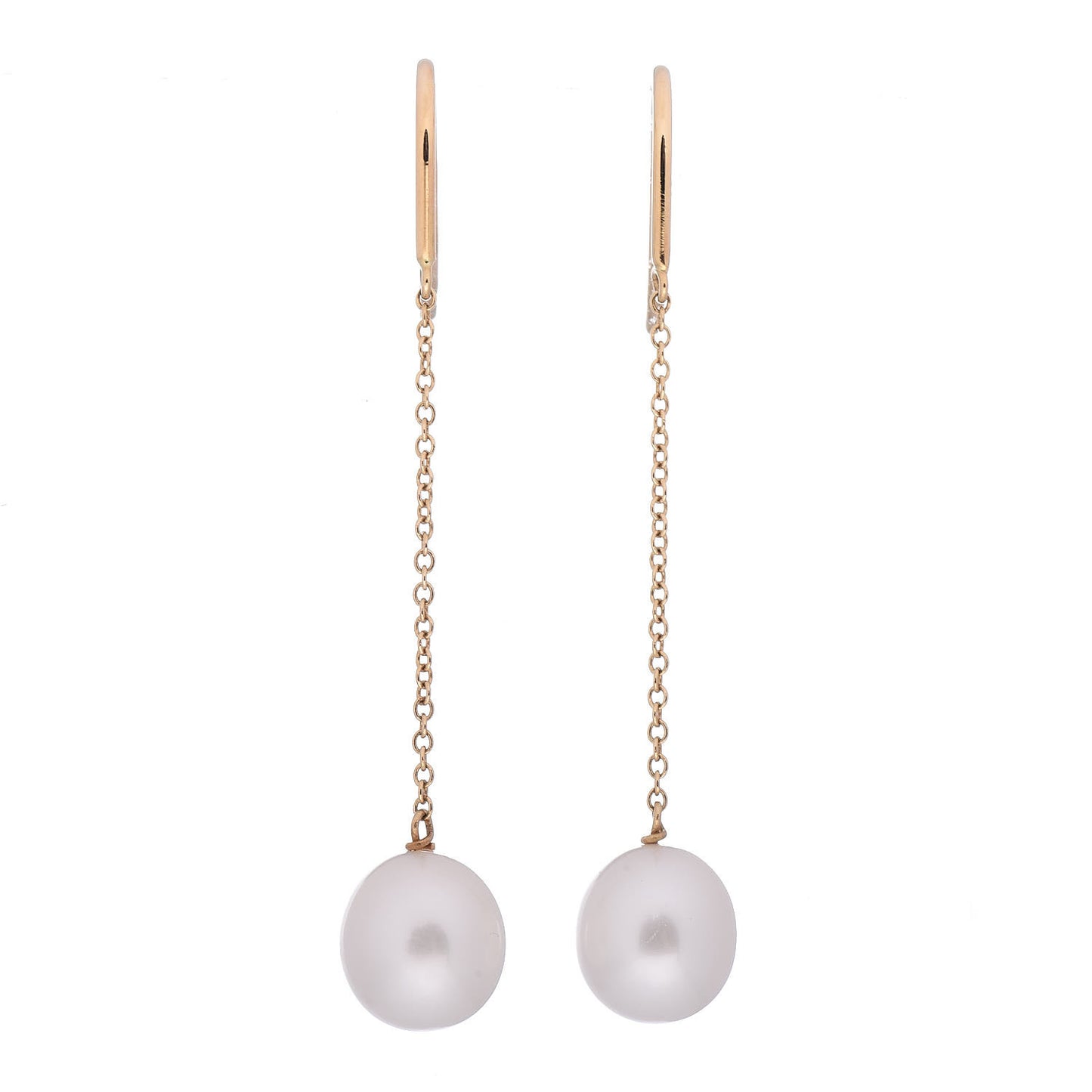 18K Yellow Gold Elsa Peretti Pearls By The Yard Drop Earrings