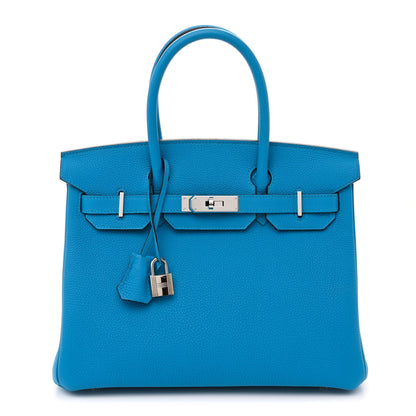 Hermes Togo Birkin 30 Bleu Zanzibar 1 of 11