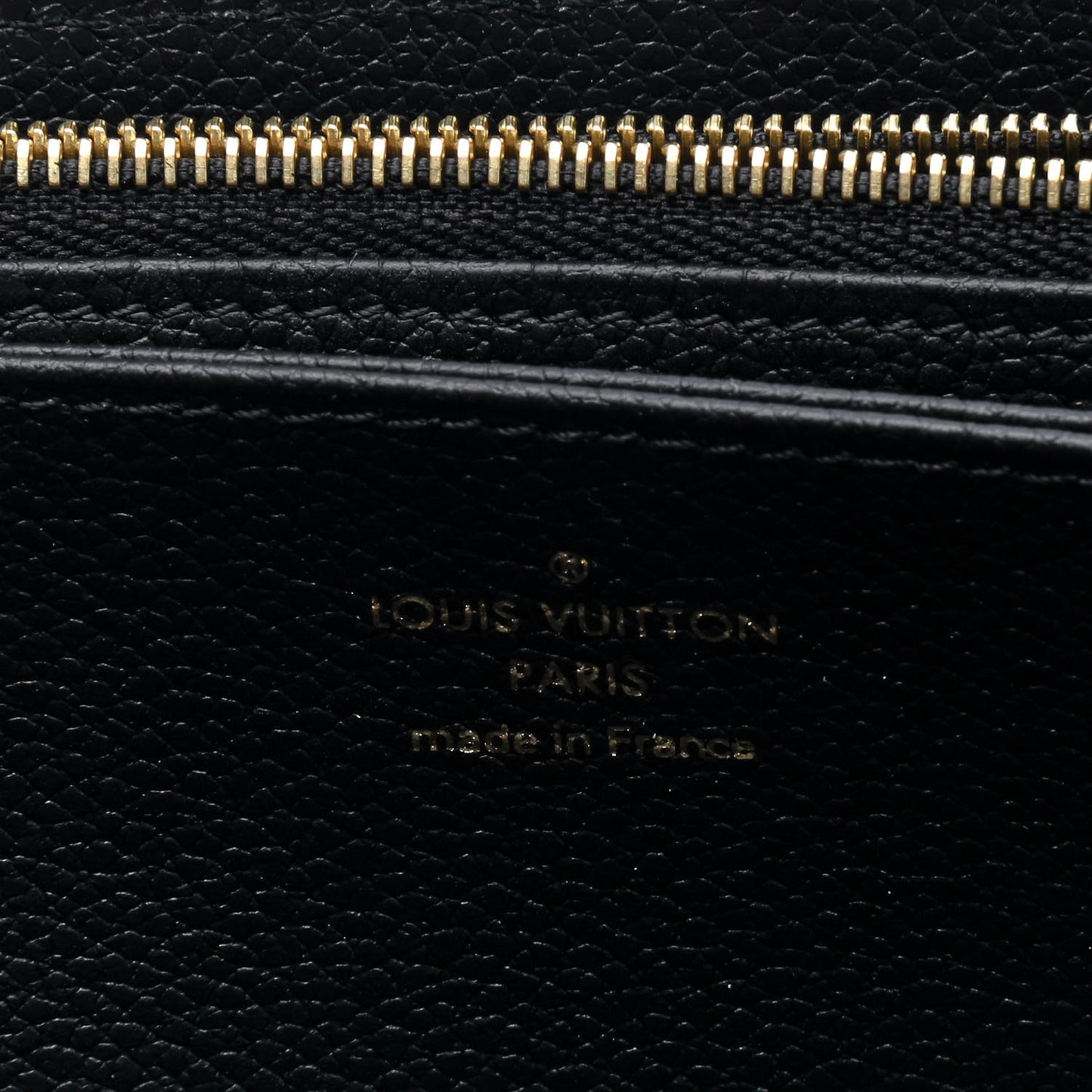 Empreinte Monogram Giant Zippy Wallet Black Beige