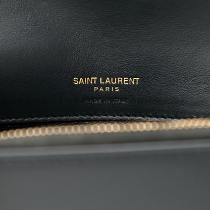 Saint Laurent Smooth Calfskin Monogram Kate Belt Bag Black 6 of 8