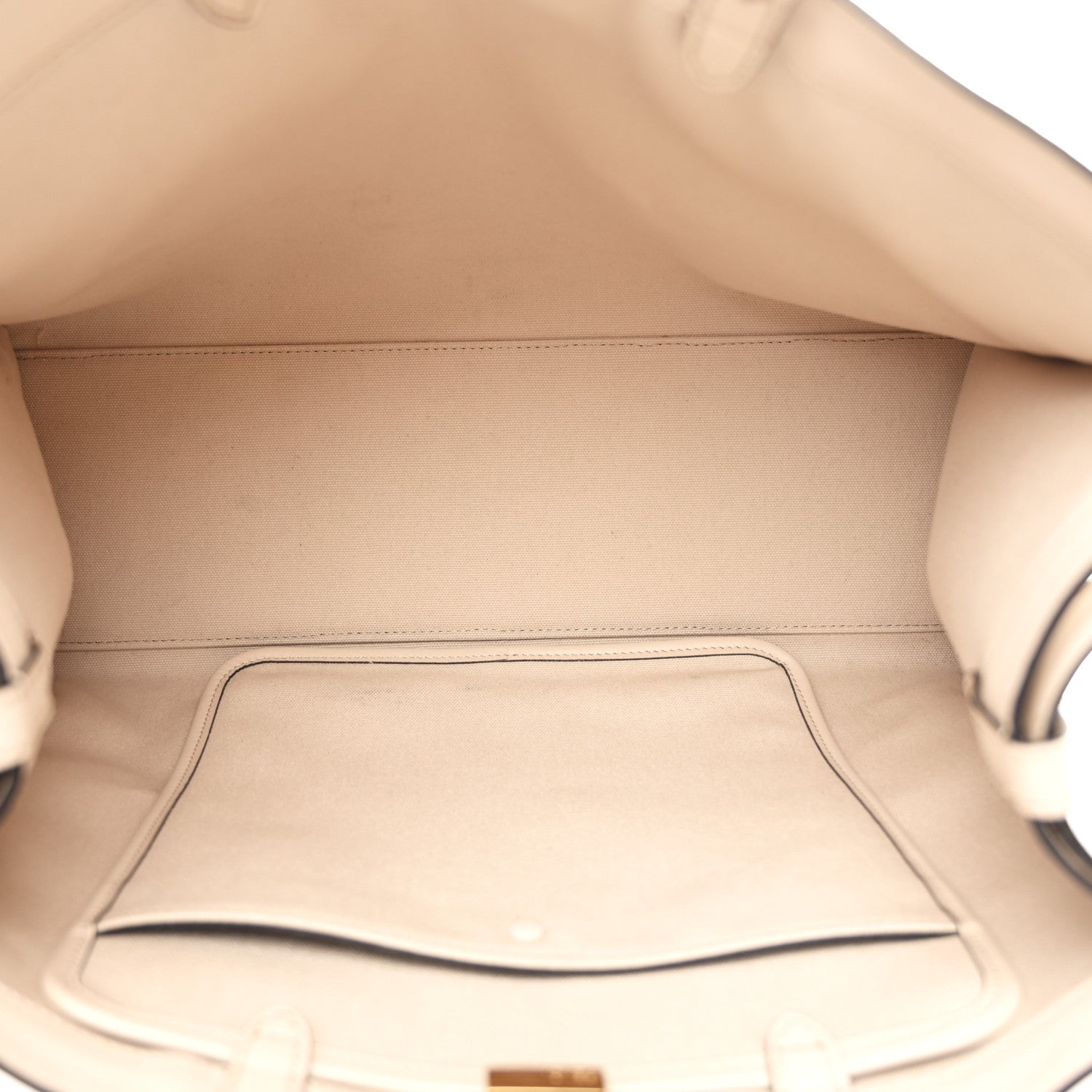 Fendi Canvas Vitello King FF Embroidered Medium Peekaboo X-Tote Poudre 5 of 10