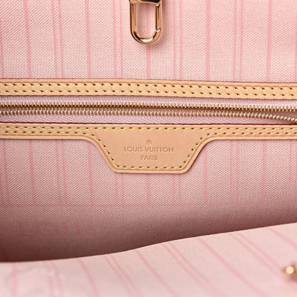 Louis Vuitton Damier Azur Neo Neverfull MM Rose Ballerine 6 of 12