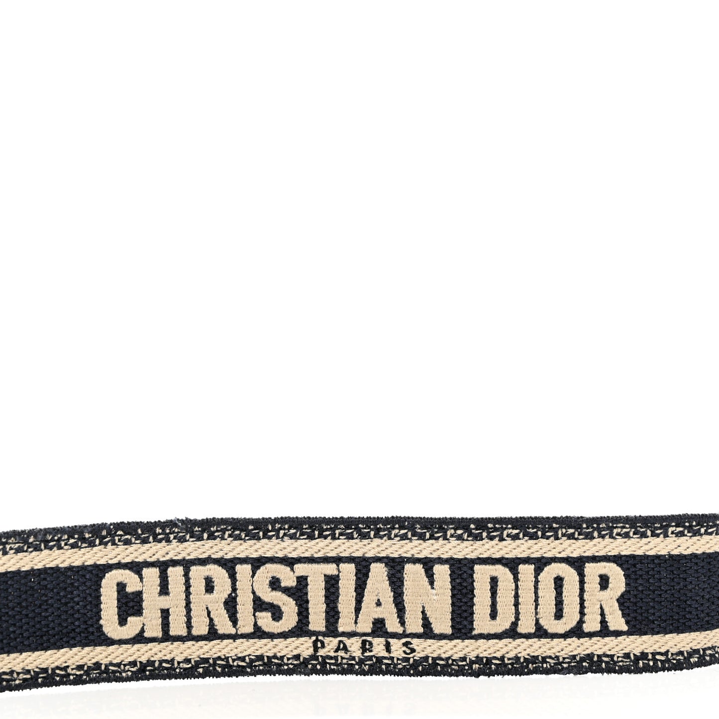 Canvas Embroidered Book Belt 80 32 Black Beige