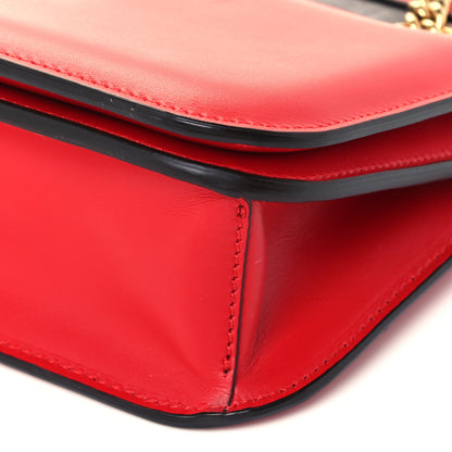 Fendi Vitello King Nubuck Pequin Karligraphy Pocket Shoulder Bag Rosso Cardinale Tobacco Moro 11 of 13