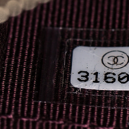 Chanel Caviar Quilted Zip Around Coin Purse Burgundy 7 of 9