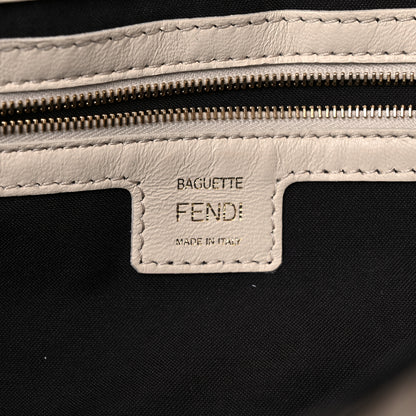 Fendi Nappa FF 1974 Embossed Baguette Camelia 6 of 13