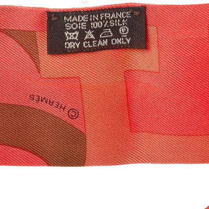 Hermes Silk Capitales Twilly 3 of 4
