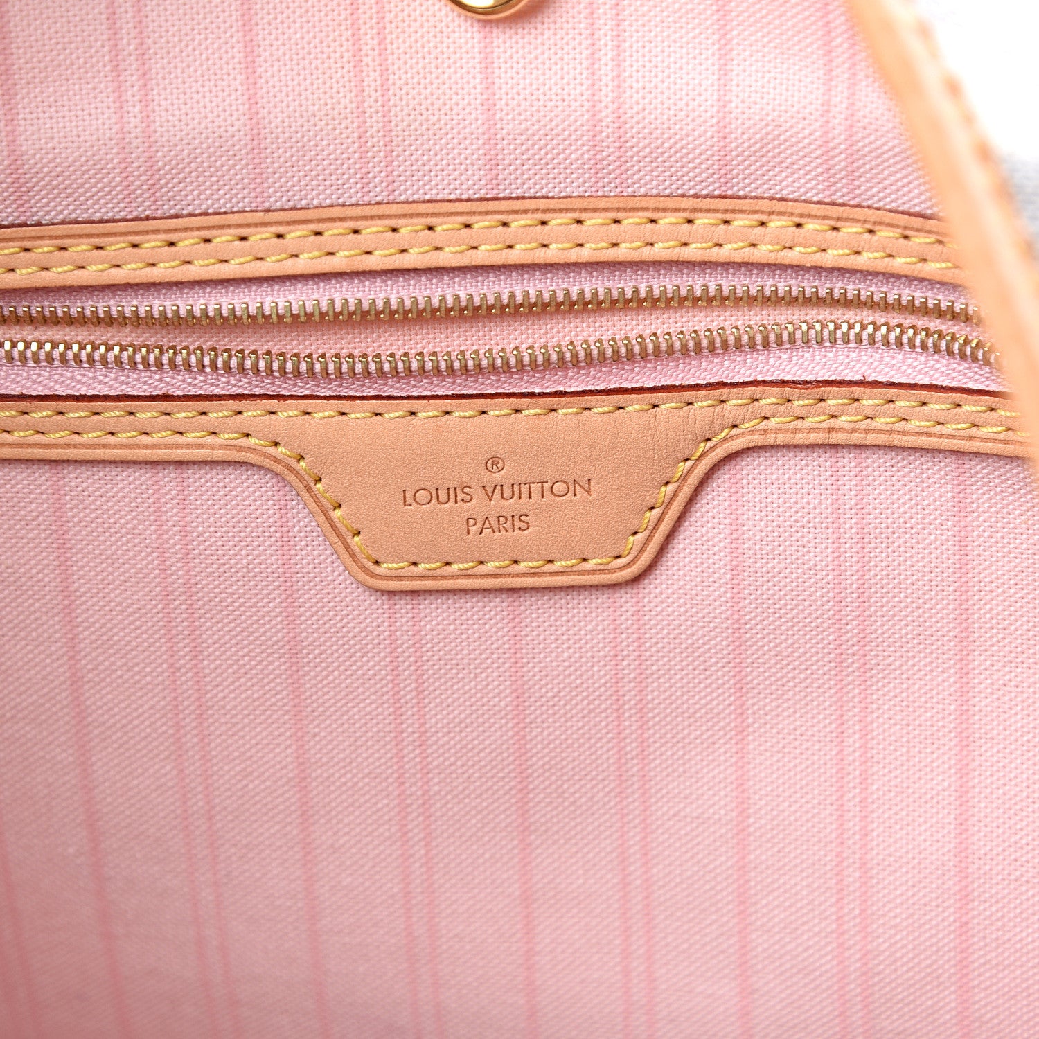 Louis Vuitton Damier Azur Delightful MM Rose Ballerine 5 of 16