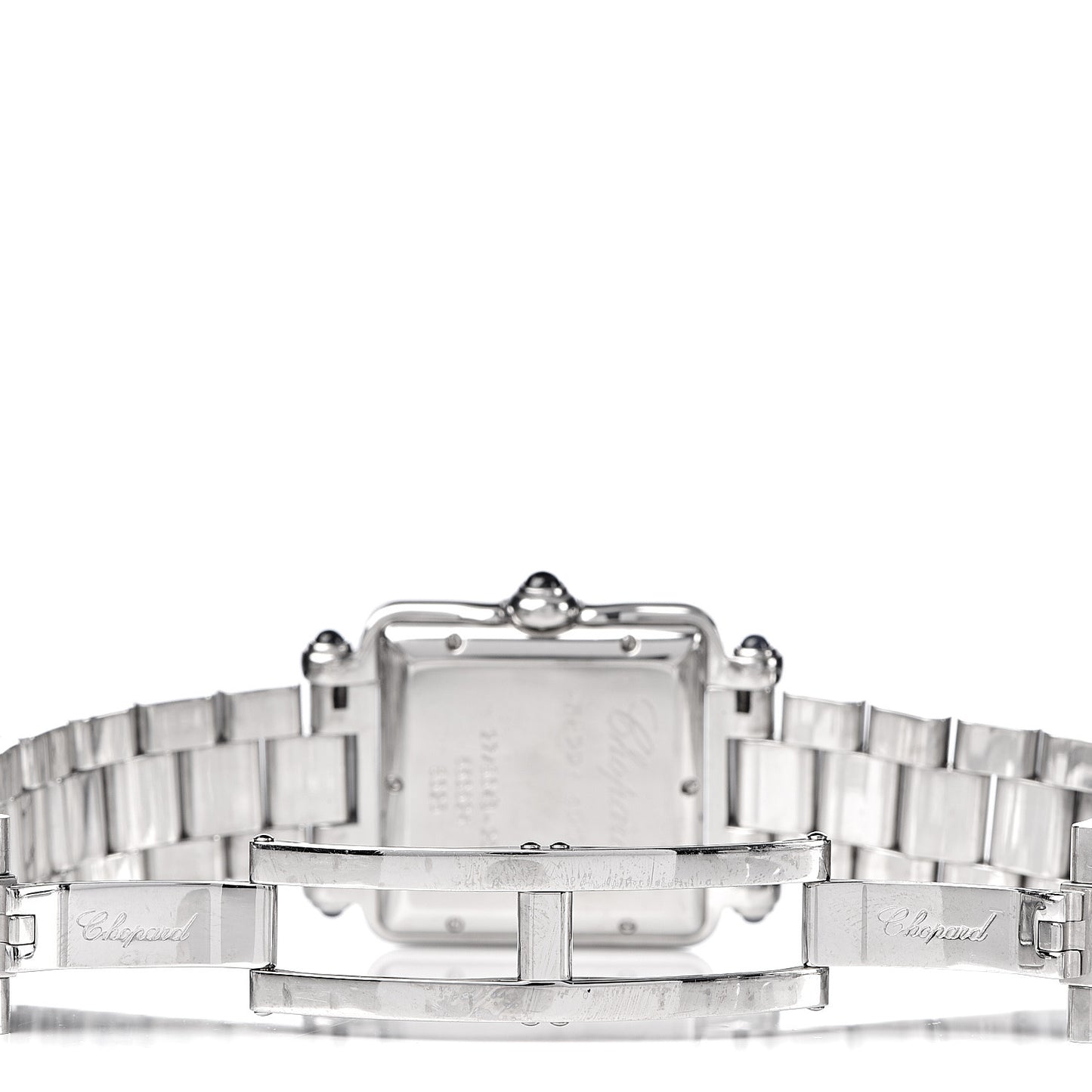 Stainless Steel 7 Diamond 27mm Happy Sport Quartz Watch Black