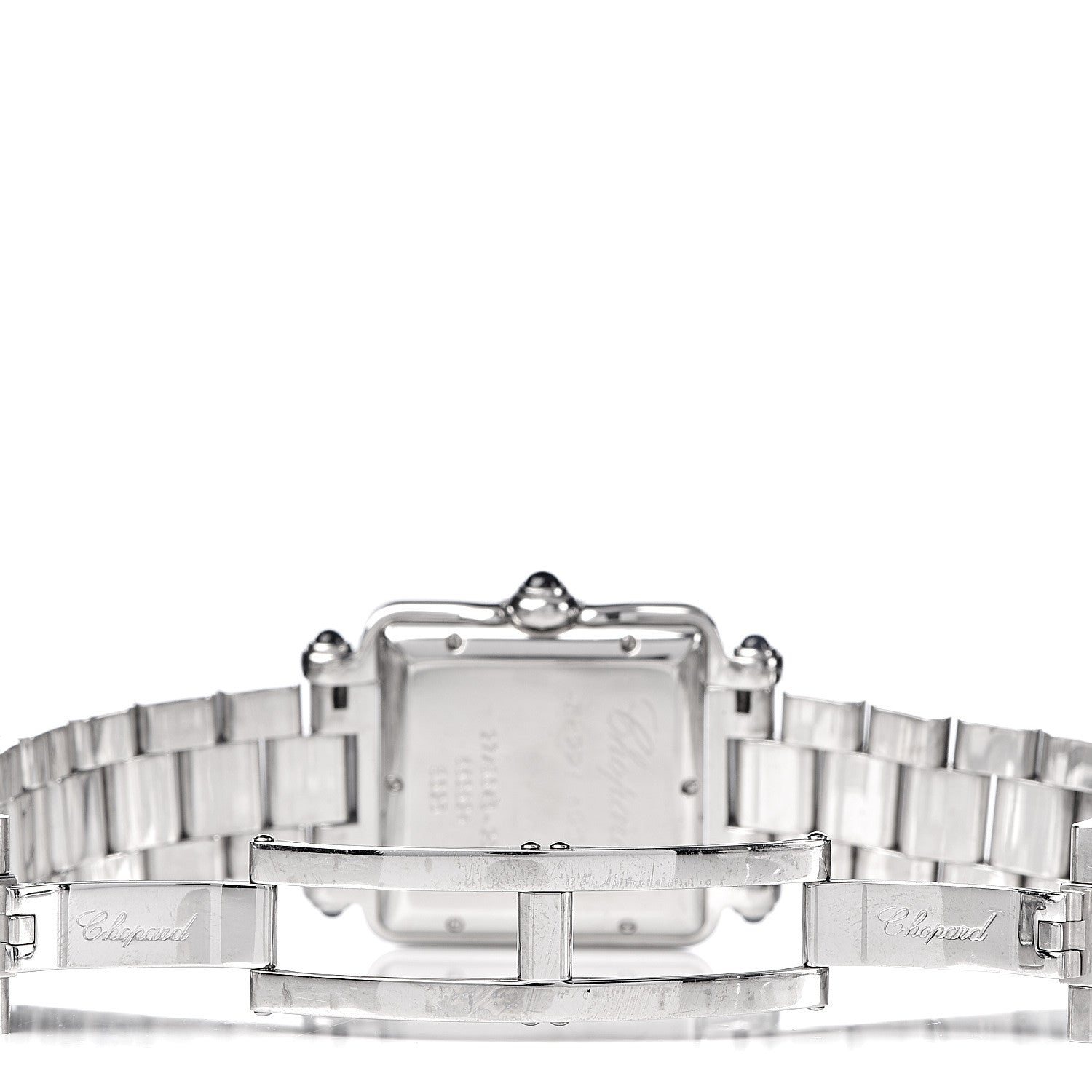 Chopard Stainless Steel 7 Diamond 27mm Happy Sport Quartz Watch Black 5 of 7
