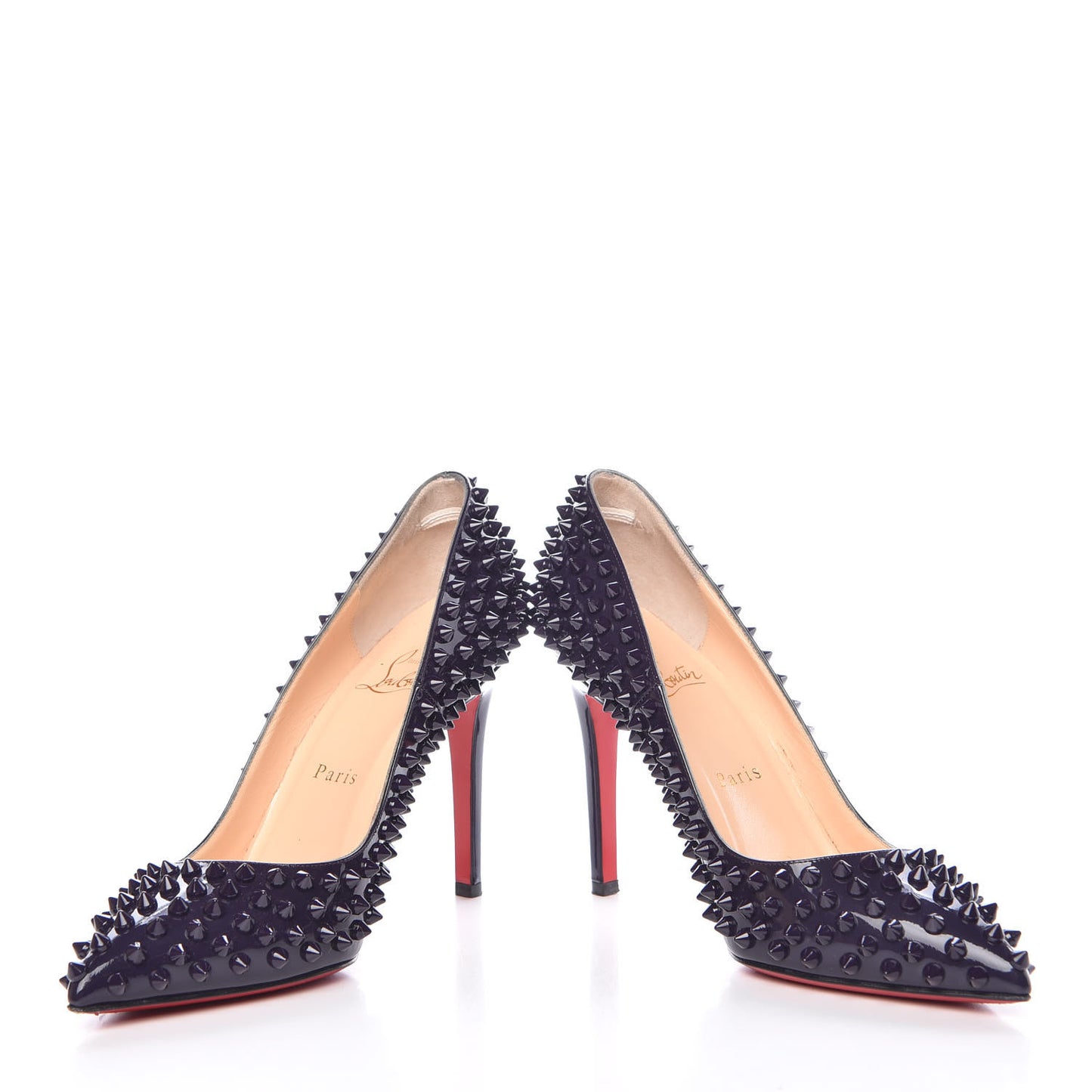 Patent Pigalle Spikes 100 Pumps 37.5 Iris