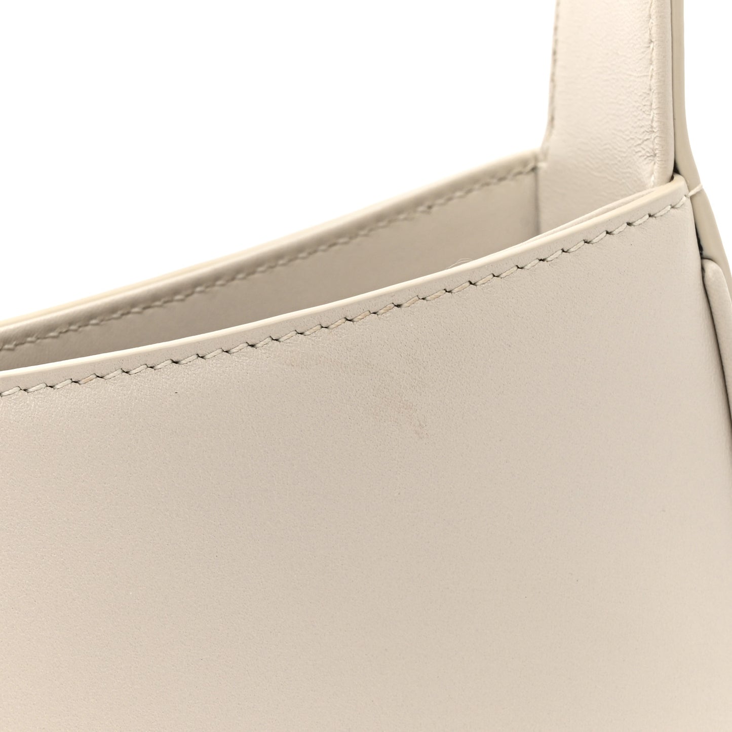 Smooth Calfskin Le 5 A 7 Hobo Blanc Vintage