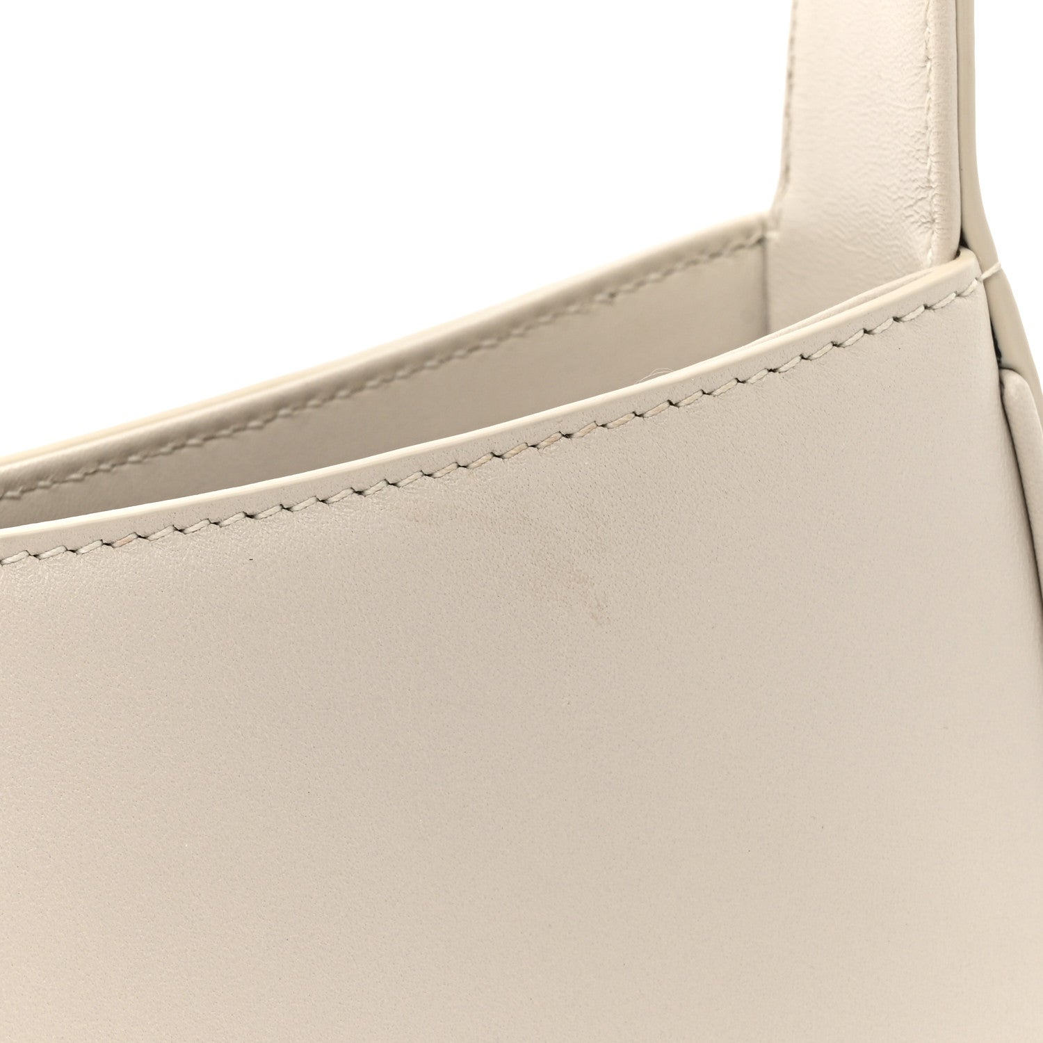 Saint Laurent Smooth Calfskin Le 5 A 7 Hobo Blanc Vintage 12 of 13