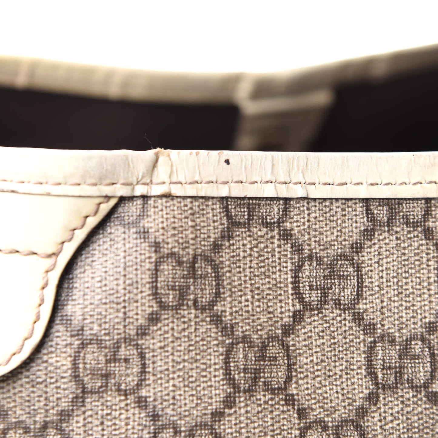 GG Plus Monogram Medium Joy Tote Off White