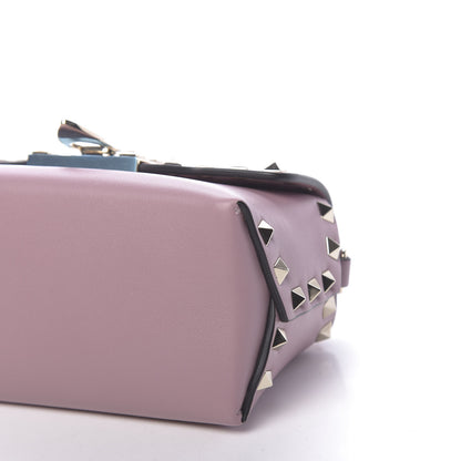 Valentino Garavani Vitello Mini Rockstud Crossbody Bag Lipstick 8 of 9