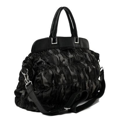 Prada Tessuto Nylon Gaufre Camouflage Tote Fumo 2 of 17