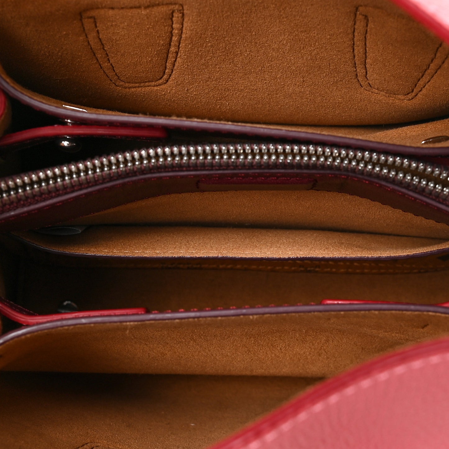 Grained Calfskin Mini Milla Tote Pink