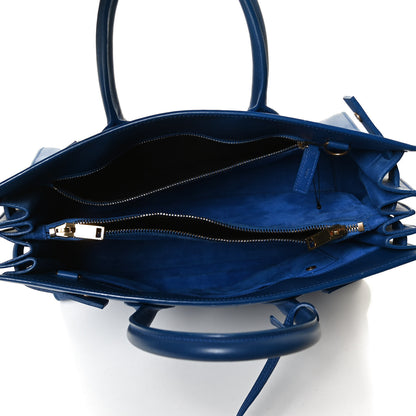 Saint Laurent Calfskin Small Sac De Jour Blue Majorelle 5 of 13