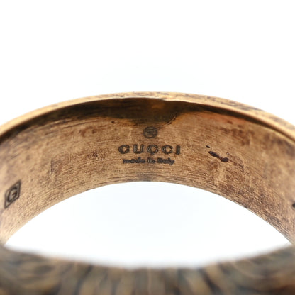 Gucci Crystal Fox Ring 6.25 Aged Gold 4 of 7
