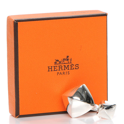 Hermes Sterling Silver Collier De Chien Rock Ring 51 5 of 5