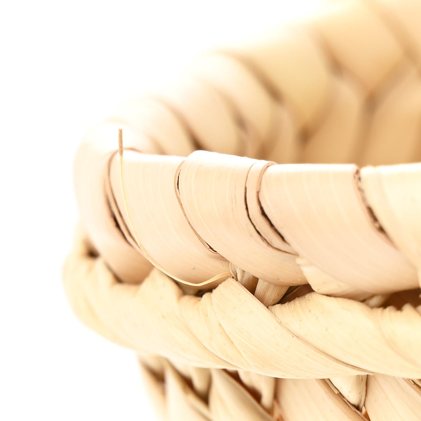 Raffia Small Basket Tote Bag Natural Tan