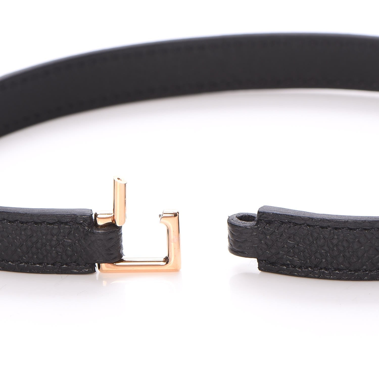Hermes Epsom Rivale Double Tour Bracelet XS Black 7 of 8