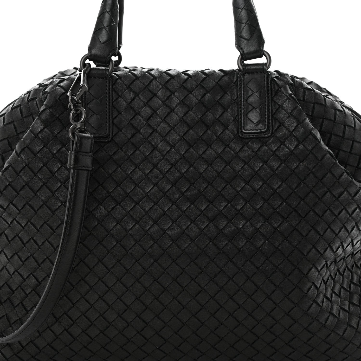 Bottega Veneta Nappa Intrecciato Medium Convertible Tote Black 8 of 11