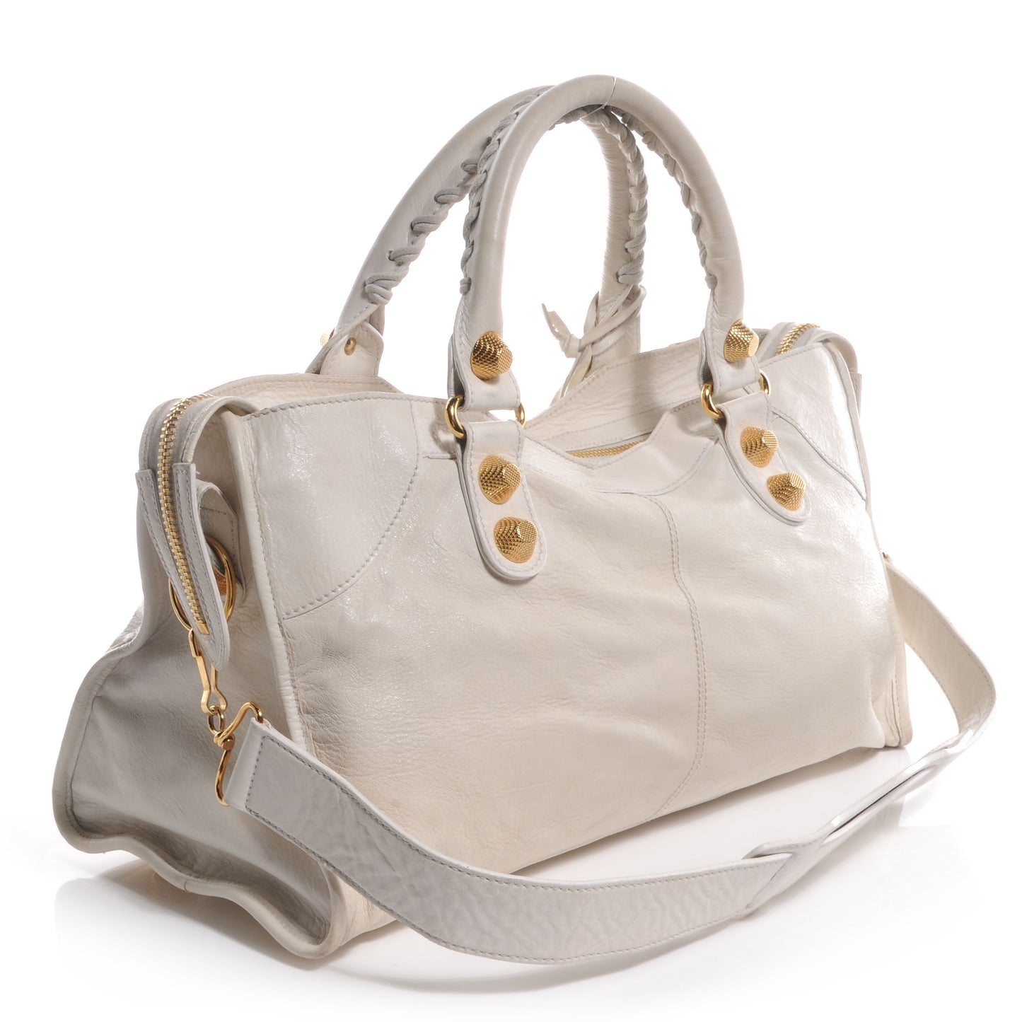 Agneau Giant 21 Gold Hardware Part Time White