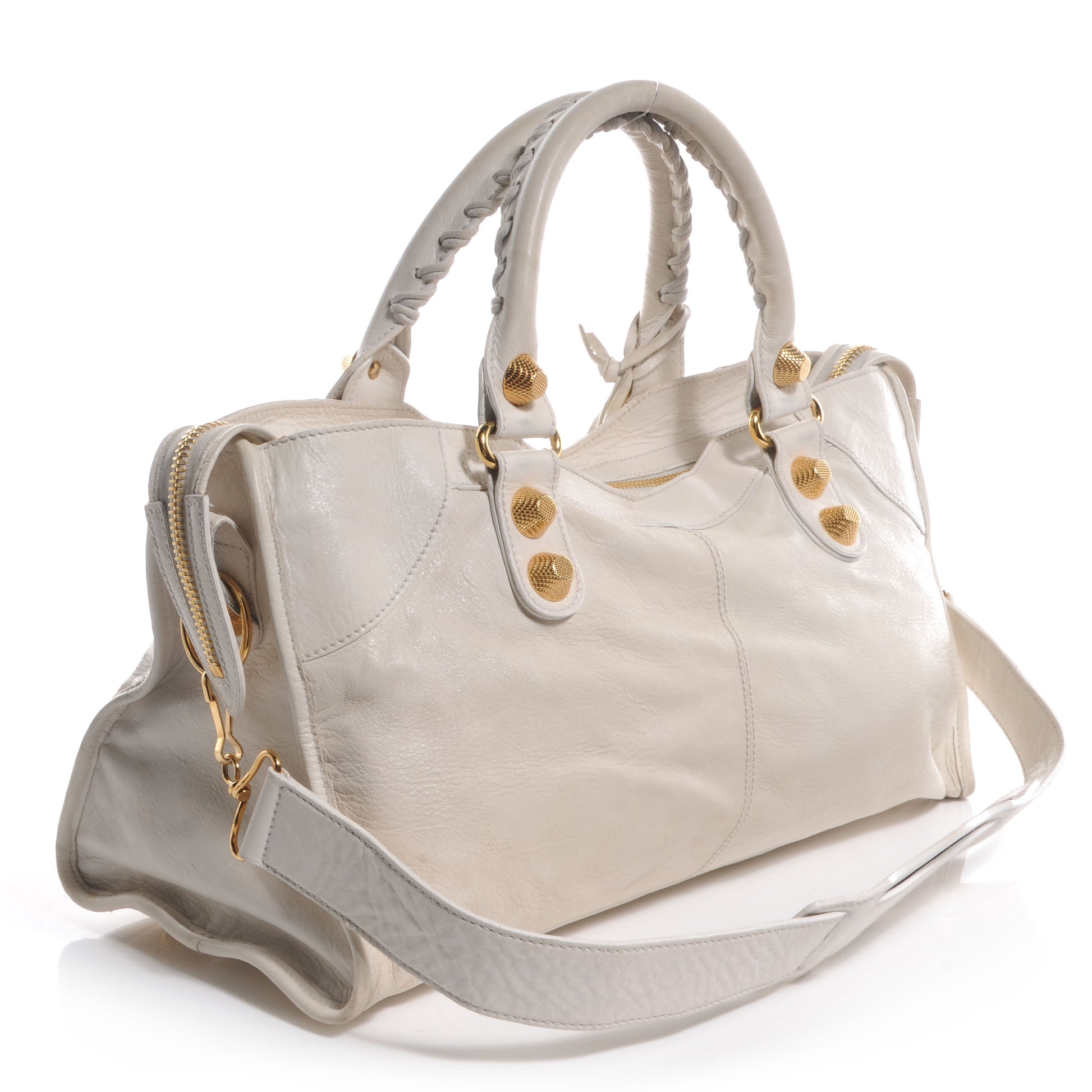 Balenciaga Agneau Giant 21 Gold Hardware Part Time White 3 of 11