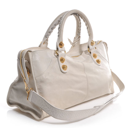 Balenciaga Agneau Giant 21 Gold Hardware Part Time White 3 of 11