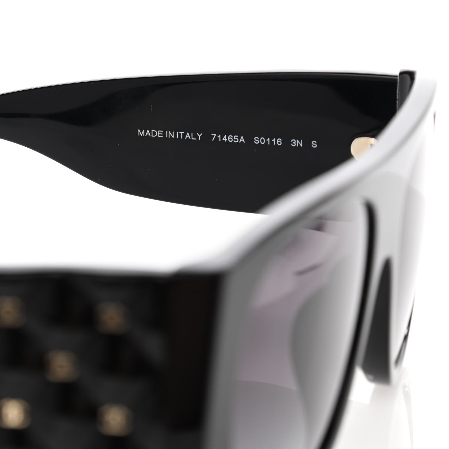 Chanel Acetate Quilted CC Sunglasses 71465 Black 6 of 10