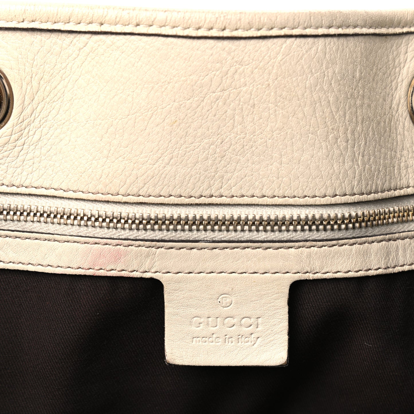 Monogram Peggy Braided Tote Off White