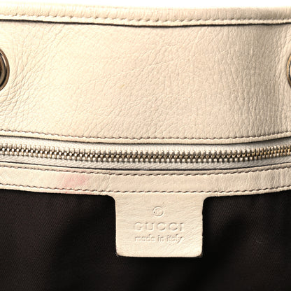 Gucci Monogram Peggy Braided Tote Off White 7 of 22