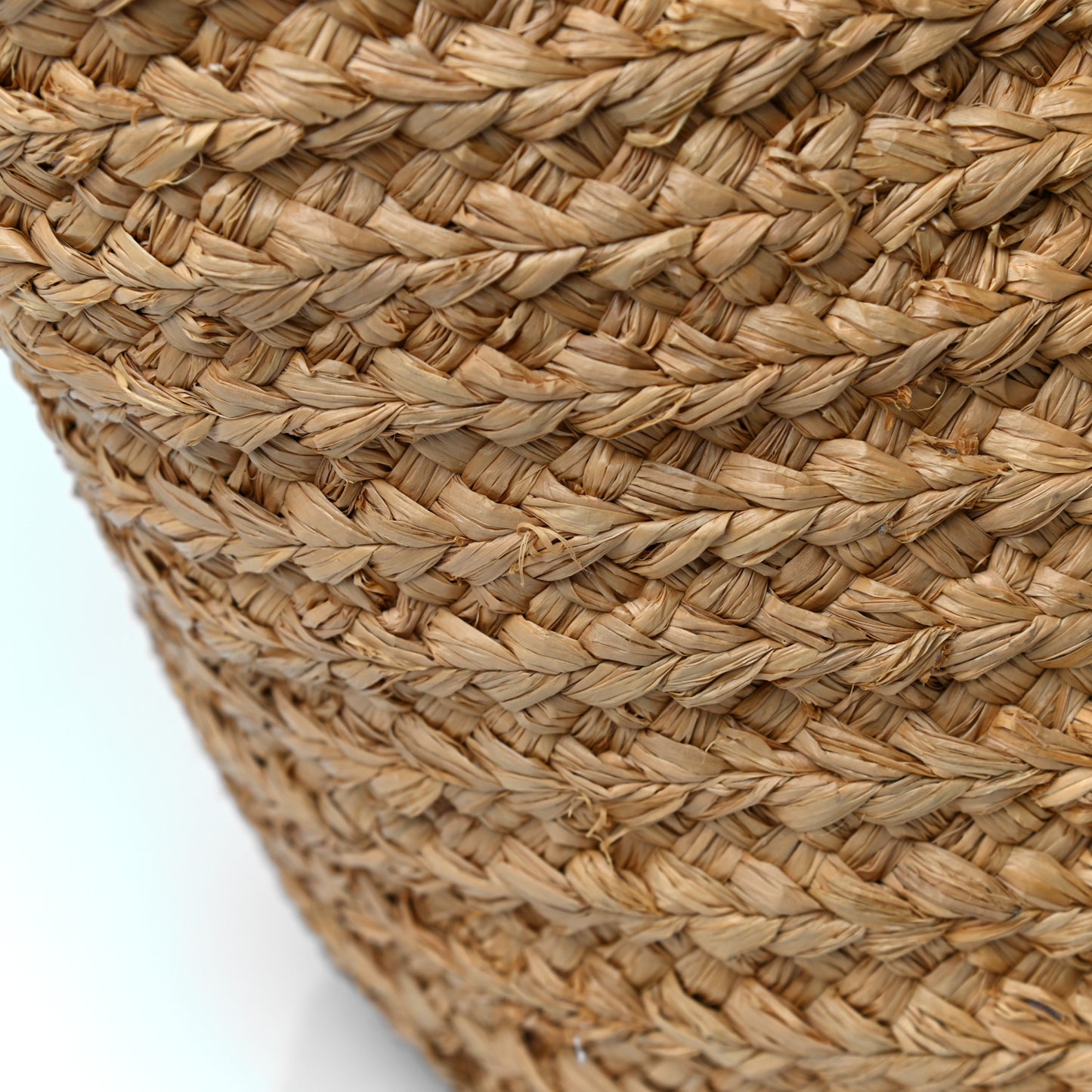 Raffia Calfskin Medium Panier Tote