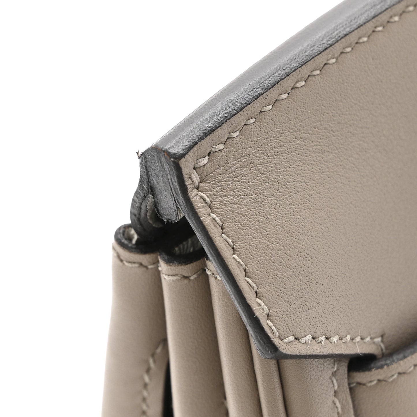 Swift Horseshoe Birkin 25 Gris Asphalte Gris Perle