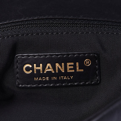 Chanel Calfskin Quilted Medium Chain Me Flap Black 6 of 10